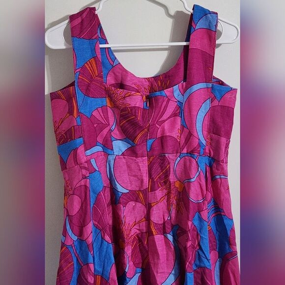 Tuckernuck X Cameran Eubanks Somberly Wild Azalea Mason Dress Size M - Picture 5 of 10